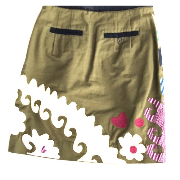 Anthropologie VANESSA VIRGINIA EMBROIDERED SKIRT - Picture 3 of 8